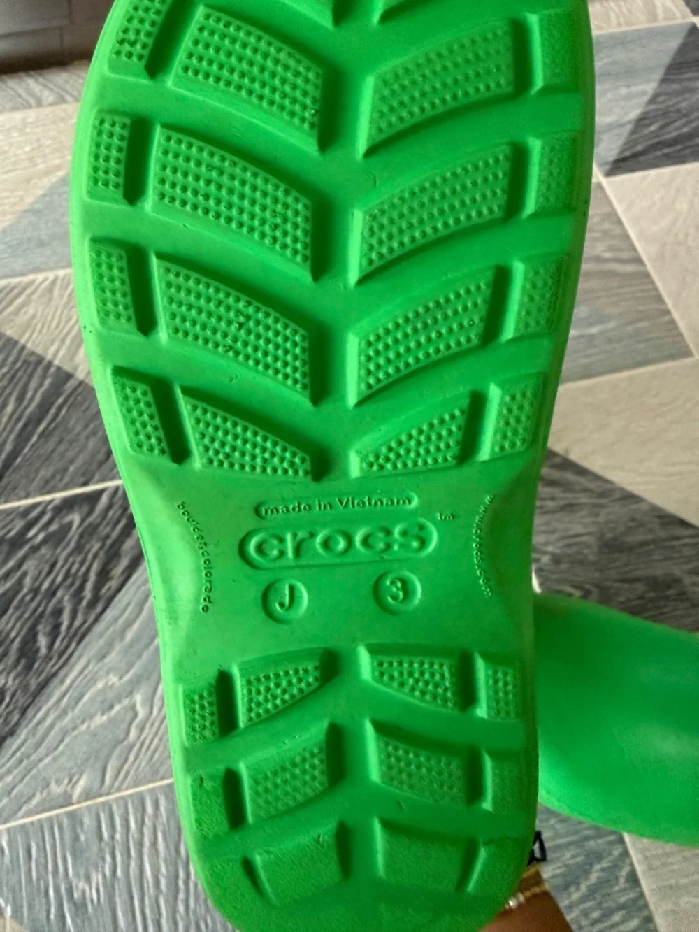 Crocs Rain Boot Kids Size 3